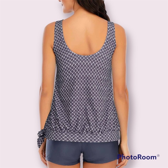 Tankini w/Boy Shorts - Picture 2 of 5